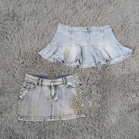 ***Y2K Denim Mini Skirts Wholesale
