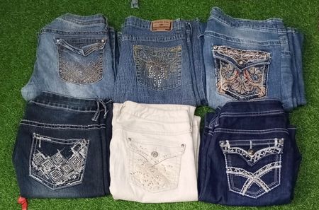 WALLFLOWER AND OTHER MIX BRANDS JEANS (B 77)