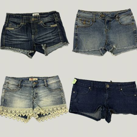 Y2K Denim Mini Shorts