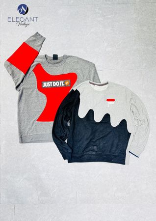 Upcycled Nike & Mix Branded Sweatshirts - EVR0454