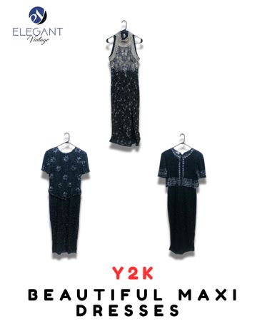 Y2K Bellissimi Maxi Dress - EV1996