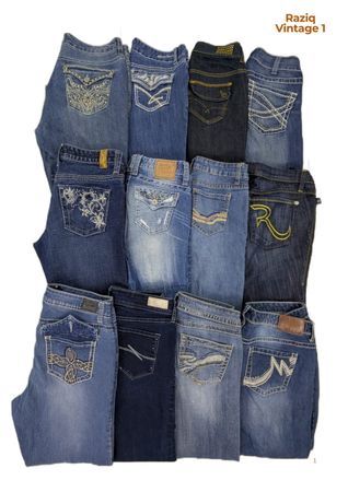 RV4536 Y2K Damen Bootcut-Jeans