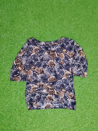 Y2K Vintage Printed Cami & Short Sleeves Top (59c)