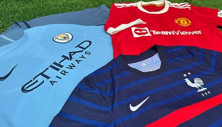 Authentic Football Shirts (Professional teams only)
