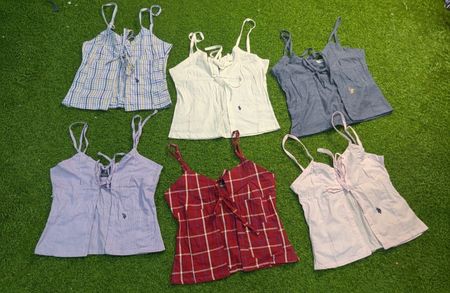 8055 - US Polo Upcycled Cami Tops