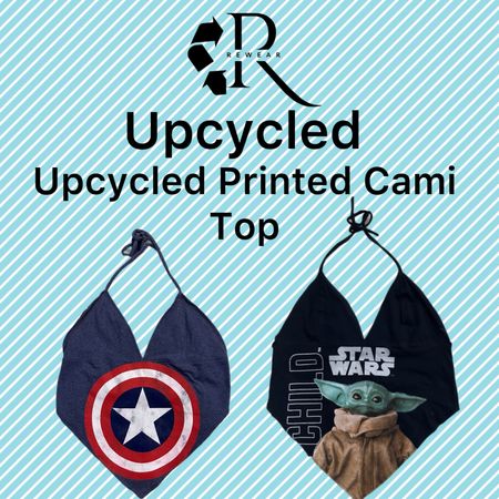 Upcycled Printed Cami Tops
