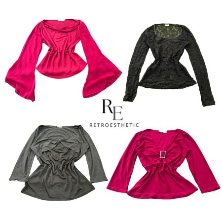 Y2K Nature Vibe Girl Full Sleeve Top RE-3723
