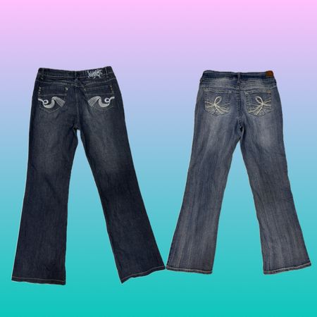Y2K Bootcut Flared Jeans (RSJ-10)
