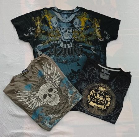 CR12311 Vintage Skull T-Shirts