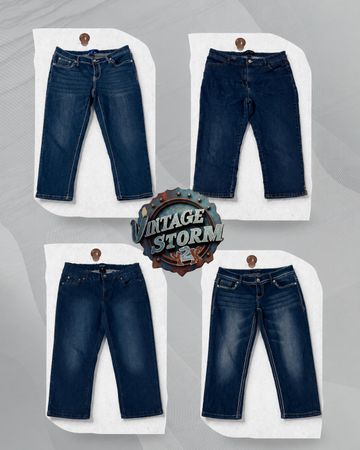 Y2K Denim Capri