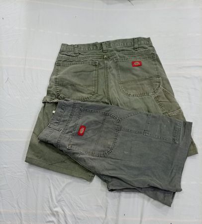 CR10995 Upcycled Dickies Double-Knee Shorts