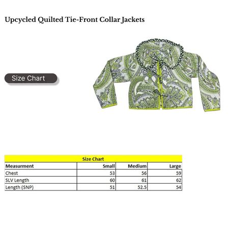 A/W Upcycled Quilted Tie-Front Collar Jackets