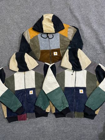 Hoodie en velours côtelé Carhartt recyclé