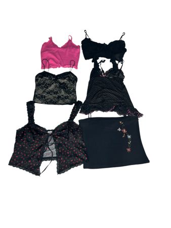Y2K cropped Cami Tops | V-T590