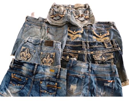 TH66 denim skirts/shorts abc -10p -th01/10/26
