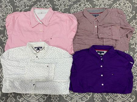 Tommy Hilfiger women button up shirts 21pcs