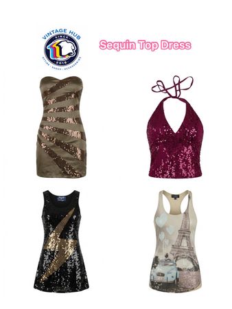 Sequin Top Dress