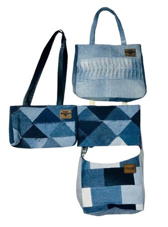 Sacola de Jeans Warangler Reciclada - EVR0327