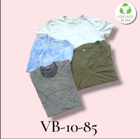 Lululemon T-Shirt Wholesale Bundle – Assorted Styles (VB-10-85) 12 piece