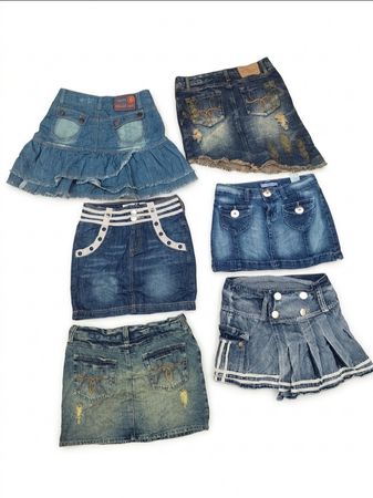 Vintage Master Y2K Denim Mini Skirt Bundle
(VM-174)