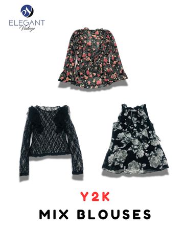 Y2K Mix Blouse - EV2081