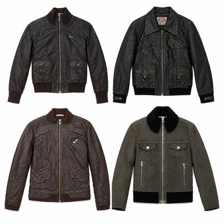 Vintage Y2K Leather Jackets – Premium Mixed Styles & Colours