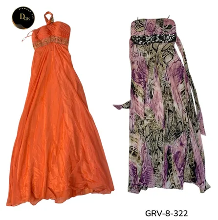 Women’s Poly Party Dress – Elegant & Comfortable Fit (GRV-8-322)
