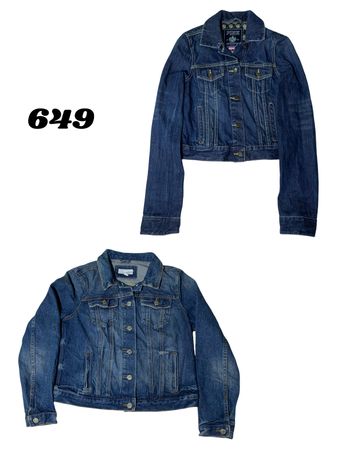 Fast Fashion Denim Crop Jacken .( Brand) Loft, Hot Kiss usw. #649