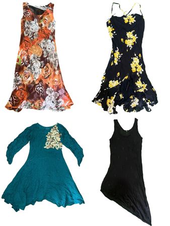Y2K Floral Femme Dresses Mix