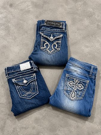 Y2K Style Heavy Stitch Jeans - [TS-0919]