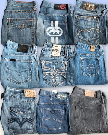 Denim Hip Hop Hose 16 Stück