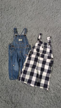 ***Kids OshKosh Overalls – Vintage Denim Dungarees Mix