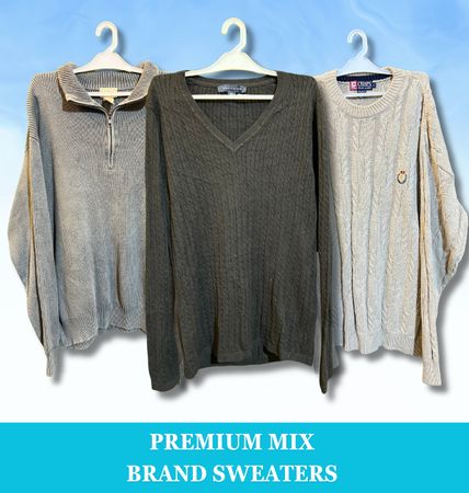 Premium mix brand sweaters including quarter zip
