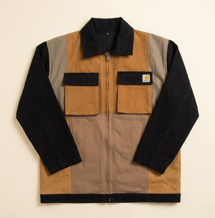 Upcycled Carhartt Patchwork jacket (Dc-10-177)