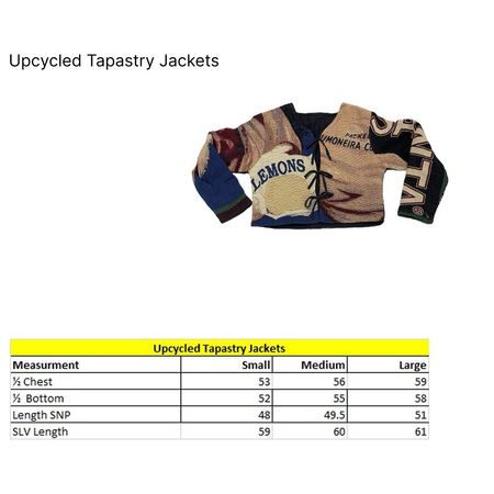 Upcycled Front Tie Tapestry Jacket