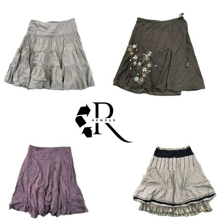 Y2K Unique Girl Cotton Midi Skirt RW-2300
