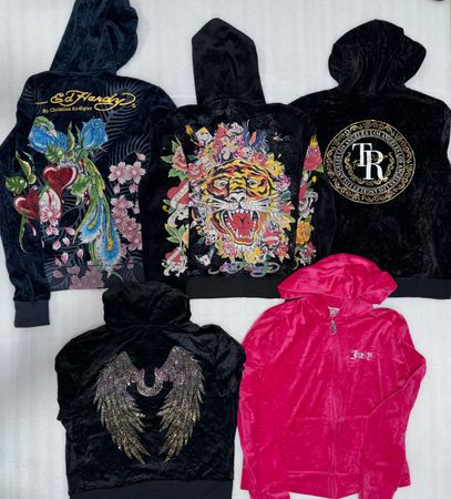 True religion juicy couture hoodies