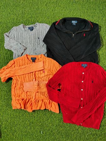 Polo ralph lauren kids sweaters, shirts, t-shirts, 1/4 zip mix bundle