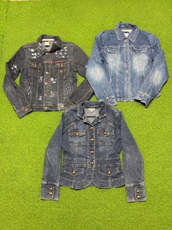 Yv1233 Jaqueta de Denim Estilo Y2K 8P