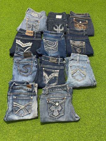Tv207 Embroidery jeans 11P