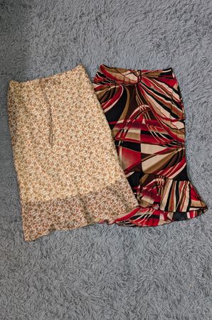 ***Y2K Poly Skirts – Trendy 2000s Fashion Mix