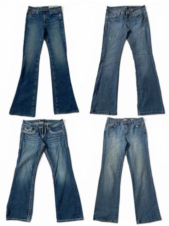 Y2K Flared Denim Jeans