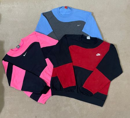 upcycle Nike sweashirts 🐒