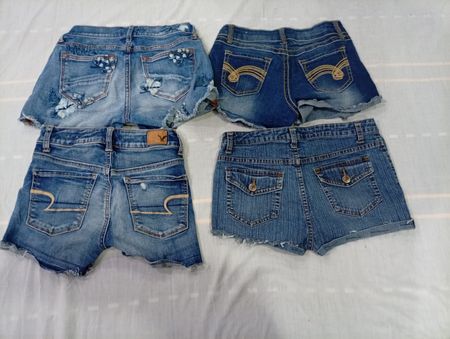 CR10645 Y2K Mini Denim Shorts