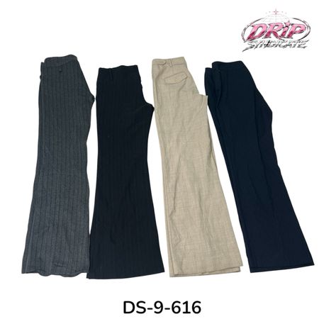 Chic pantalons Y2K pour des tenues de travail élégantes (DS-9-616)