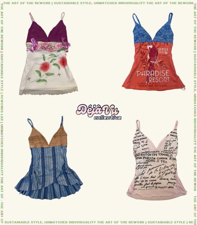 Y2K Upcycled Tops