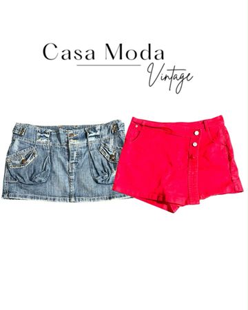 Y2K Denim Mini Skirts
