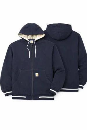 Chaqueta con cierre y capucha reciclada CR1440