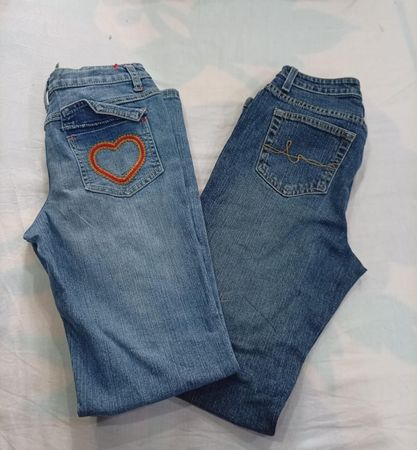 CR11356 Y2K Flare Jeans