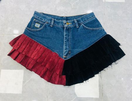 Saia de Jeans RECICLADOS - EVR0332
